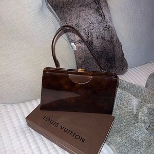 Brown glossy bag
